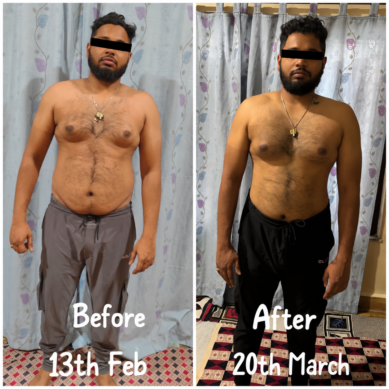 Client transformation 1 at Healthy n Fitter