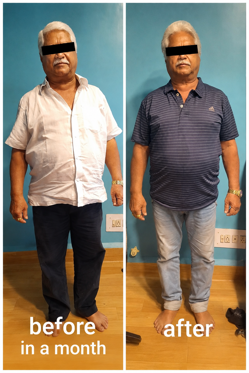 Client transformation 3 at Healthy n Fitter